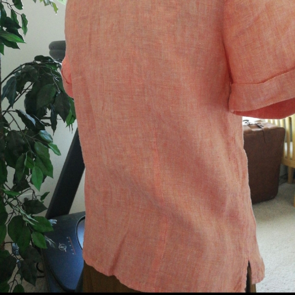 St. John's Bay Linen shirt - Picture 5 of 7